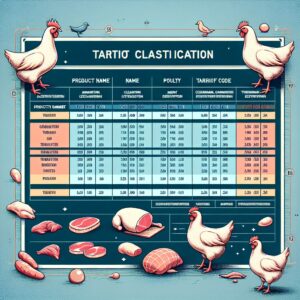 CLASIFICACIÓN ARANCELARIA DE LAS MERCANCIAS DE CARNE DE AVES