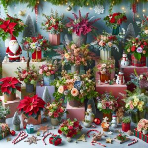 COMPOSICIONES FLORALES PARA NAVIDAD Y OTRAS FESTIVIDADES