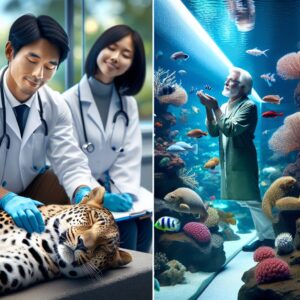 CUIDADOS DE ANIMALES SALVAJES DE ZOOLÓGICOS Y ACUARIOS