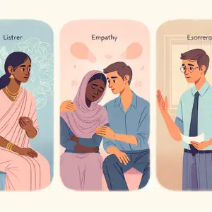 ESCUCHA ACTIVA  EMPATÍA Y ASERTIVIDAD