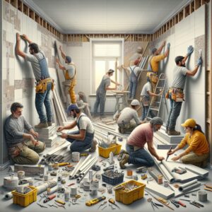 INSTALACIÓN DE PLACA DE YESO LAMINADO Y FALSOS TECHOS