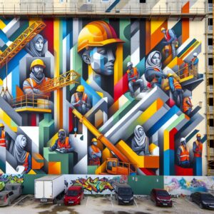 PINTURA DECORATIVA EN CONSTRUCCIÓN