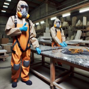 PRL PARA OPERARIOS DE TALLER DE MATERIALES PIEDRAS INDUSTRIALES Y NATURALES