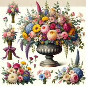REALIZACIÓN DE COMPOSICIONES FLORALES (CENTROS Y RAMOS)