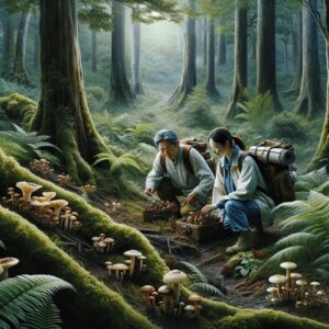 RECOLECCIÓN DEL CHAMPIÑÓN