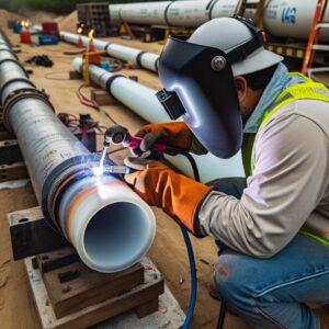 SOLDADURA DE TUBERÍA DE POLIETILENO