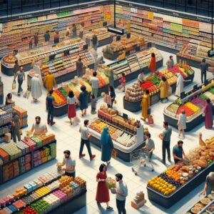 VENTA DE ALIMENTACION EN UN HIPER